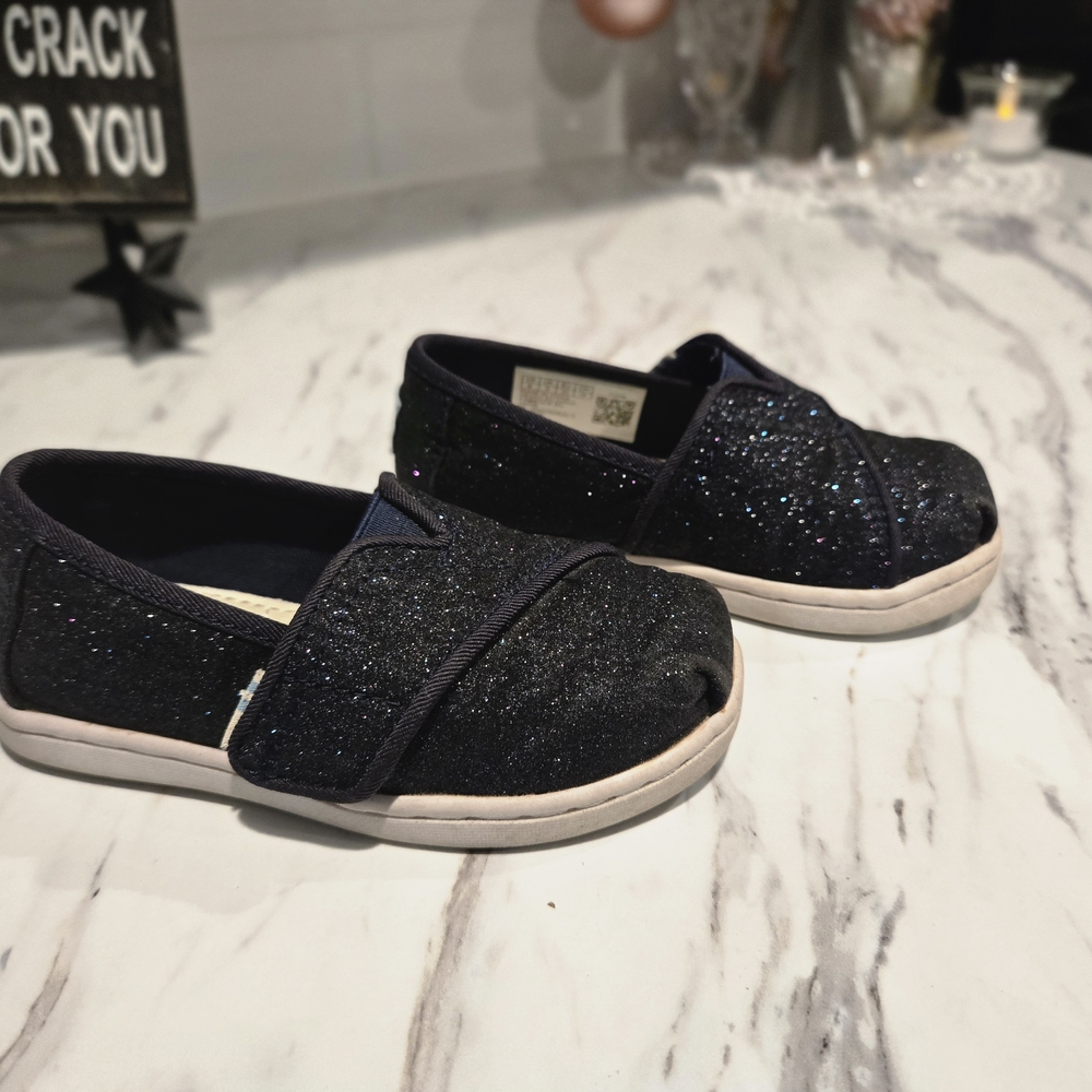 Sparkly Black Kids Shoes
